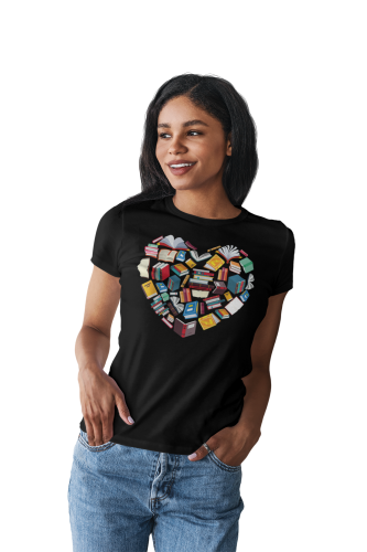 KOSZULKA DAMSKA DLA CZYTELNICZKI WIELBICIELKI KSIĄŻEK KSIĄŻKOHOLICZKA KSIĄŻKI LOVE BOOKS 