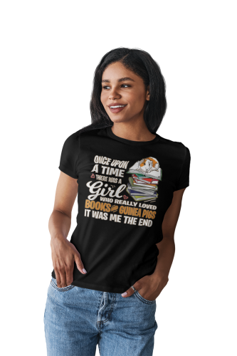 KOSZULKA DAMSKA DLA CZYTELNICZKI WIELBICIELKI KSIĄŻEK KSIĄŻKOHOLICZKA LOVE BOOKS AND GUINEA PIGS 