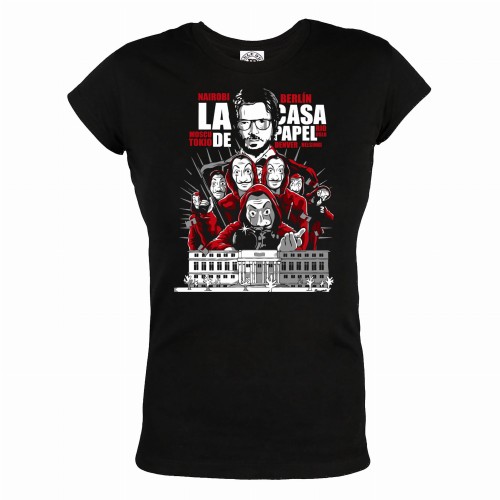 KOSZULKA DAMSKA DOM Z PAPIERU GANG 