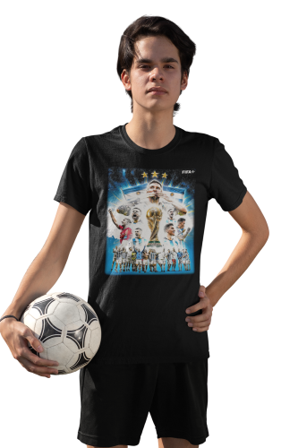 MĘSKA KOSZULKA PIŁKA NOŻNA ARGENTYNA LIONEL MESSI 3