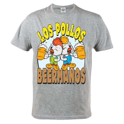 KOSZULKA ŚMIESZNE LOS POLLOS BEERMANOS 6