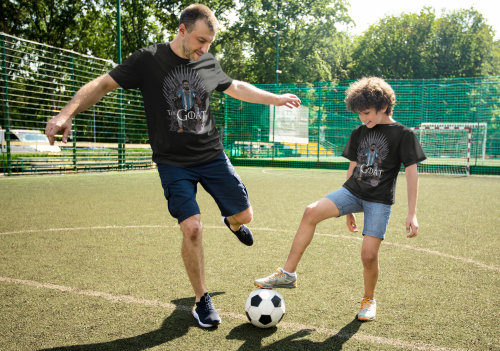 MĘSKA KOSZULKA PIŁKA NOŻNA ARGENTYNA LIONEL MESSI THE GOAT 8