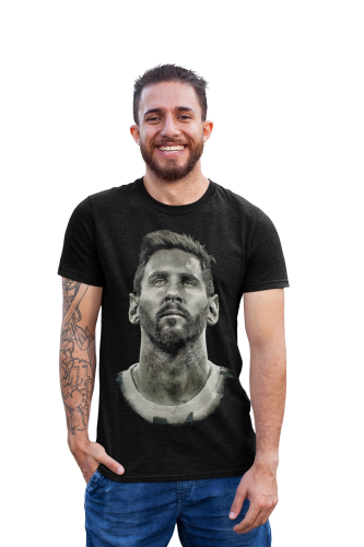 MĘSKA KOSZULKA PIŁKA NOŻNA ARGENTYNA LIONEL MESSI EFEKT SEPII 4