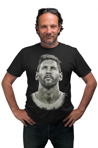 MĘSKA KOSZULKA PIŁKA NOŻNA ARGENTYNA LIONEL MESSI EFEKT SEPII 6