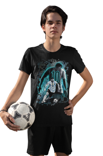 MĘSKA KOSZULKA PIŁKA NOŻNA ARGENTYNA LIONEL MESSI LEGENDA FUTBOLU 3