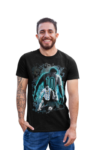 MĘSKA KOSZULKA PIŁKA NOŻNA ARGENTYNA LIONEL MESSI LEGENDA FUTBOLU 4