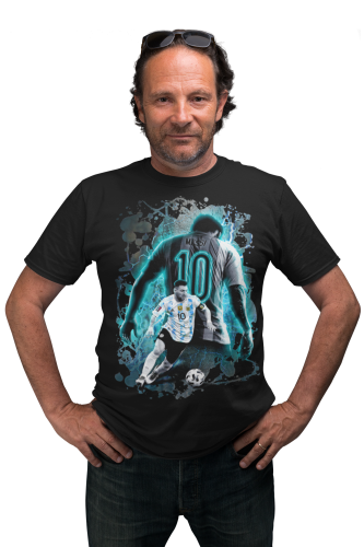 MĘSKA KOSZULKA PIŁKA NOŻNA ARGENTYNA LIONEL MESSI LEGENDA FUTBOLU 5