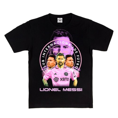 DZIECIĘCA BAWEŁNIANA KOSZULKA NA PREZENT PIŁKA NOŻNA LIONEL MESSI INTER MIAMI 2