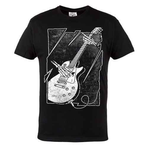 KOSZULKA MĘSKA MUZYCZNA ROCK AND ROLL GITARA 1
