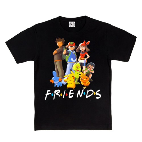 DZIECIĘCA KOSZULKA NA PREZENT POKEMON FRIENDS PRZYJACIELE ANIME 2