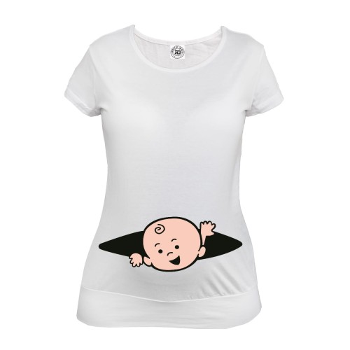 KOSZULKA CIĄŻOWA DAMSKA BABY 44