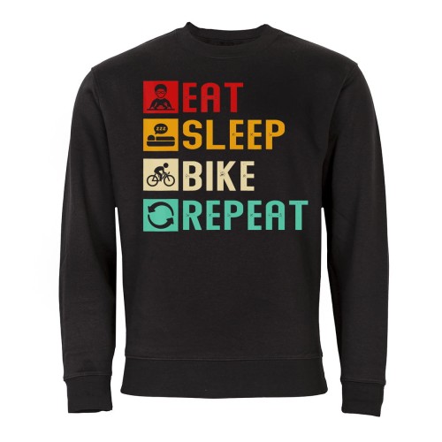 MĘSKA BLUZA ROWEROWA NA ROWER EAT SLEEP BIKE REPEAT 1