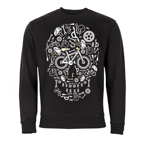 MĘSKA BLUZA ROWEROWA NA ROWER CZASZKA MTB CROSS 1