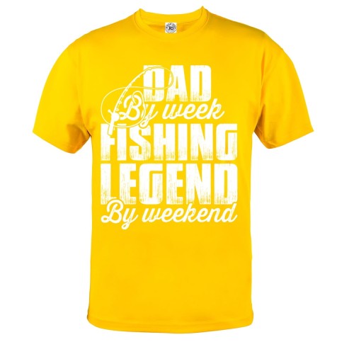 KOSZULKA DAD BY WEEK FISHING LEGEND BY WEEKEND 7