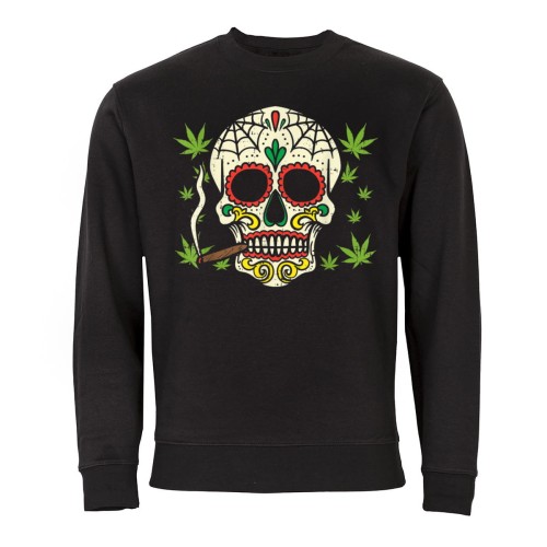 MĘSKA BLUZA MARIHUANA JOINT MEKSYKAŃSKA CZACHA DIA DE LOS MUERTOS 1