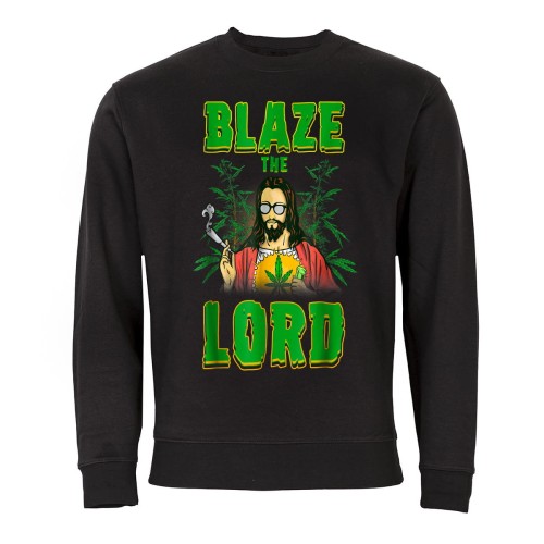 MĘSKA BLUZA MARIHUANA SMOKE WEED BLAZE THE LORD 1