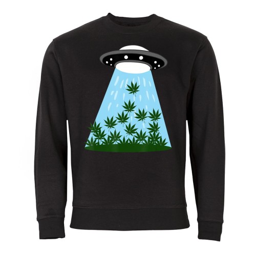 MĘSKA BLUZA MARIHUANA WEED CANNABIS UFO 1