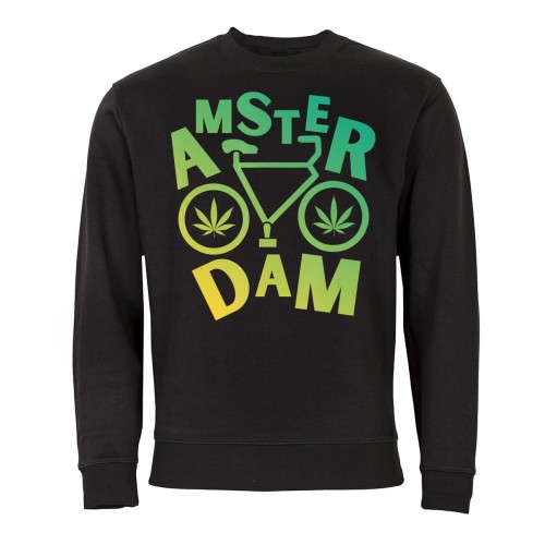 MĘSKA BLUZA MARIHUANA ZIOŁO WEED AMSTERDAM ROWER 1