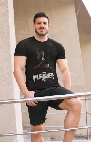 MĘSKA KOSZULKA FILMOWA PUNISHER MARVEL DLA FANA 6