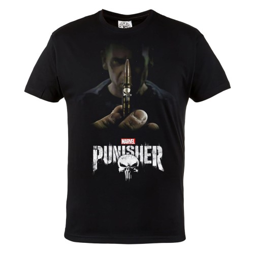 MĘSKA KOSZULKA FILMOWA PUNISHER MARVEL DLA FANA 2
