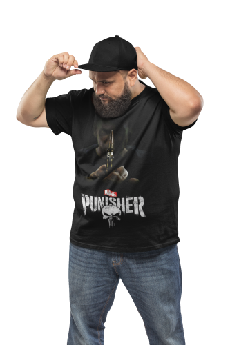 MĘSKA KOSZULKA FILMOWA PUNISHER MARVEL DLA FANA 5