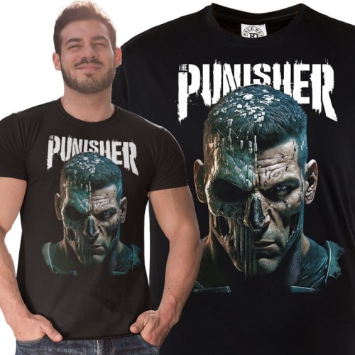 MĘSKA KOSZULKA FILMOWA PUNISHER MARVEL FRANK CASTLE