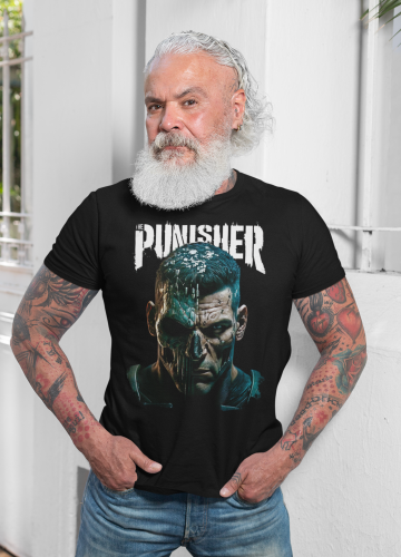MĘSKA KOSZULKA FILMOWA PUNISHER MARVEL FRANK CASTLE 9