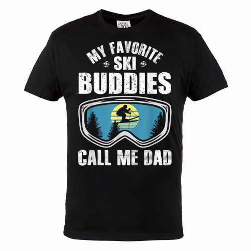 KOSZULKA Z NADRUKIEM NA NARTY NARCIARZ NARCIARSTWO 1