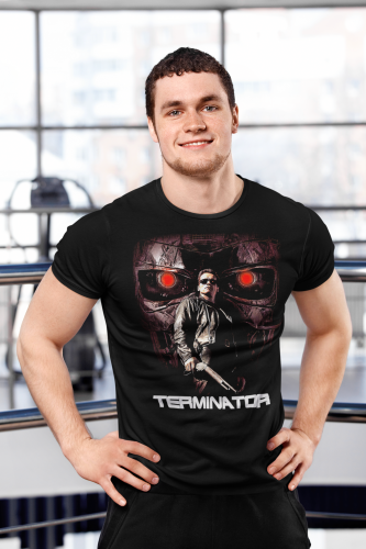 MĘSKA KOSZULKA FILMOWA TERMINATOR ARNOLD SCHWARZENEGGER 8