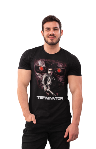 MĘSKA KOSZULKA FILMOWA TERMINATOR ARNOLD SCHWARZENEGGER 3