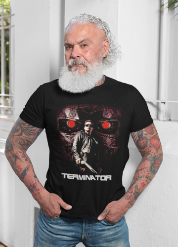 MĘSKA KOSZULKA FILMOWA TERMINATOR ARNOLD SCHWARZENEGGER 10