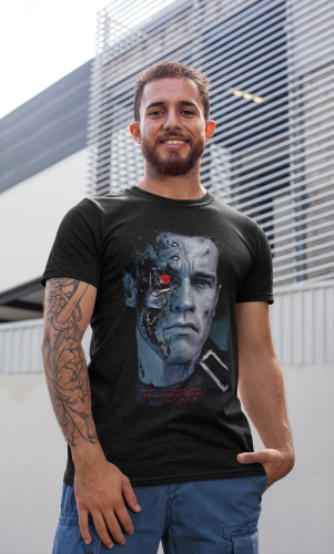 MĘSKA KOSZULKA FILMOWA TERMINATOR NIEZNISZCZALNY CYBORG 6