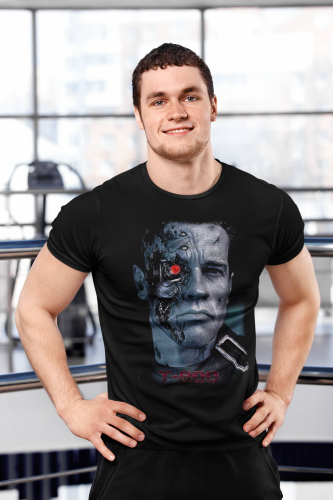 MĘSKA KOSZULKA FILMOWA TERMINATOR NIEZNISZCZALNY CYBORG 8