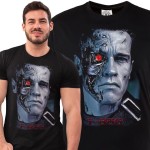 MĘSKA KOSZULKA FILMOWA TERMINATOR NIEZNISZCZALNY CYBORG