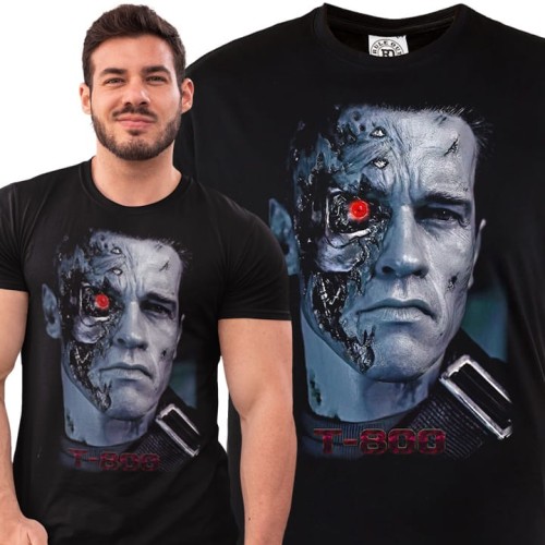 MĘSKA KOSZULKA FILMOWA TERMINATOR NIEZNISZCZALNY CYBORG 1