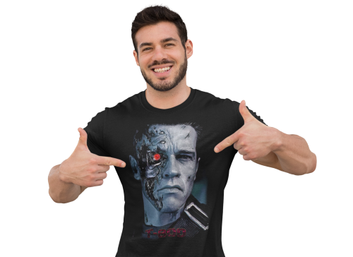 MĘSKA KOSZULKA FILMOWA TERMINATOR NIEZNISZCZALNY CYBORG 4