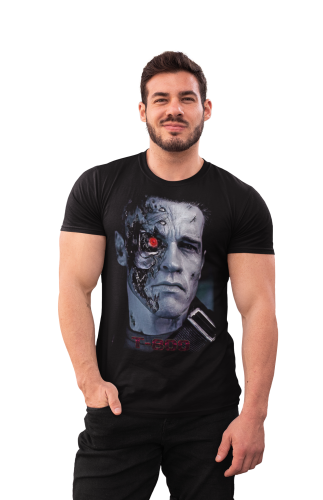 MĘSKA KOSZULKA FILMOWA TERMINATOR NIEZNISZCZALNY CYBORG 3