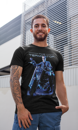 MĘSKA KOSZULKA FILMOWA TERMINATOR CYBORG ARNOLD SCHWARZENEGGER 7