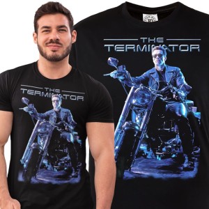 MĘSKA KOSZULKA FILMOWA TERMINATOR CYBORG ARNOLD SCHWARZENEGGER