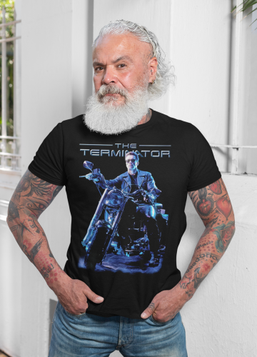 MĘSKA KOSZULKA FILMOWA TERMINATOR CYBORG ARNOLD SCHWARZENEGGER 10
