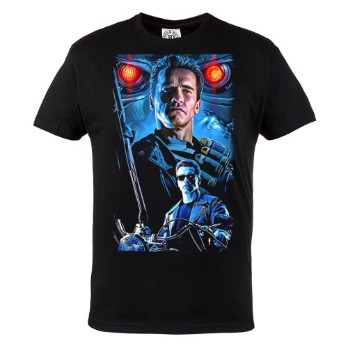 MĘSKA KOSZULKA FILMOWA TERMINATOR NIEZNISZCZALNY CYBORG T-800 2