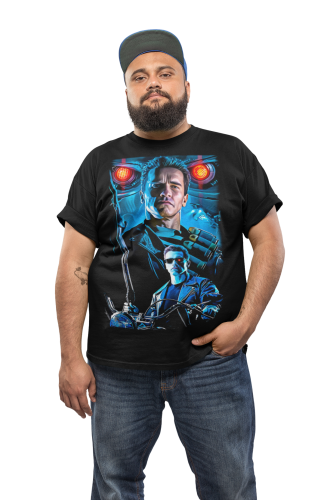 MĘSKA KOSZULKA FILMOWA TERMINATOR NIEZNISZCZALNY CYBORG T-800 5