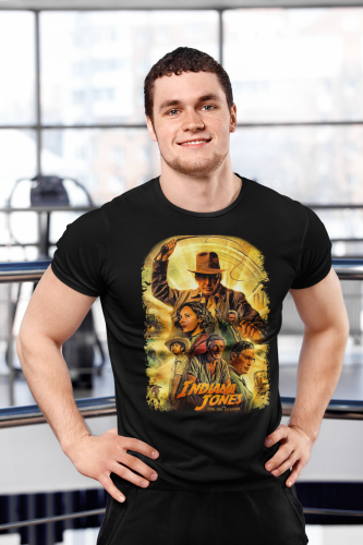 MĘSKA KOSZULKA FILMOWA INDIANA JONES I ARTEFAKT PRZEZNACZENIA 8
