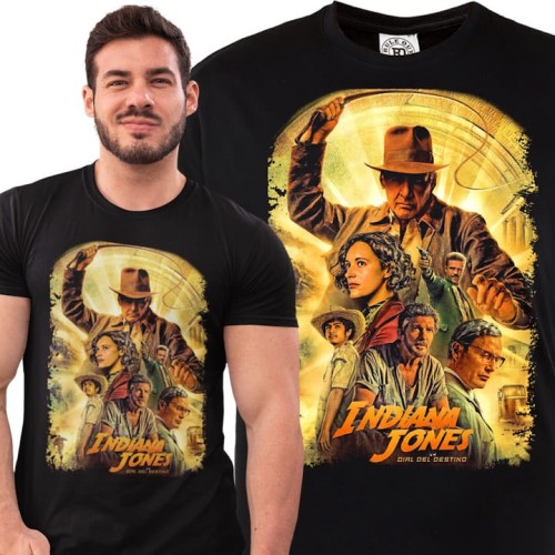 MĘSKA KOSZULKA FILMOWA INDIANA JONES I ARTEFAKT PRZEZNACZENIA 1