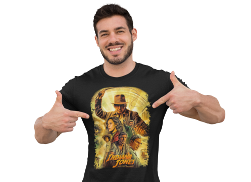 MĘSKA KOSZULKA FILMOWA INDIANA JONES I ARTEFAKT PRZEZNACZENIA 4