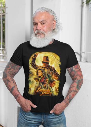 MĘSKA KOSZULKA FILMOWA INDIANA JONES I ARTEFAKT PRZEZNACZENIA 10