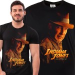 MĘSKA KOSZULKA FILMOWA INDIANA JONES I ARTEFAKT PRZEZNACZENIA HARRISON FORD