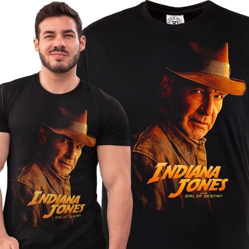 MĘSKA KOSZULKA FILMOWA INDIANA JONES I ARTEFAKT PRZEZNACZENIA HARRISON FORD 1