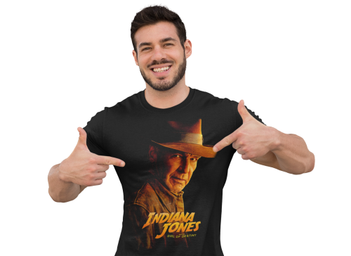 MĘSKA KOSZULKA FILMOWA INDIANA JONES I ARTEFAKT PRZEZNACZENIA HARRISON FORD 4