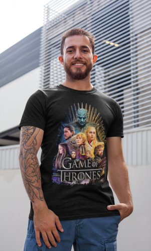 MĘSKA KOSZULKA DLA FANA FANTASY SERIAL GRA O TRON 6